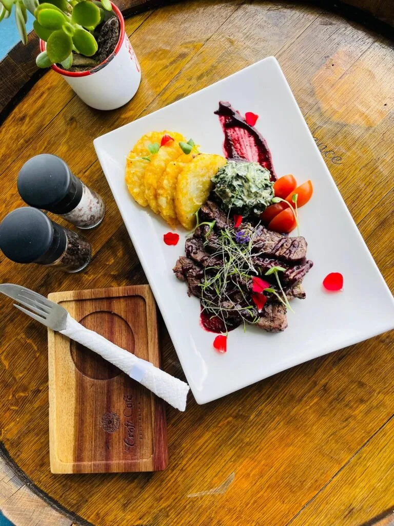 Plated Prime Beef