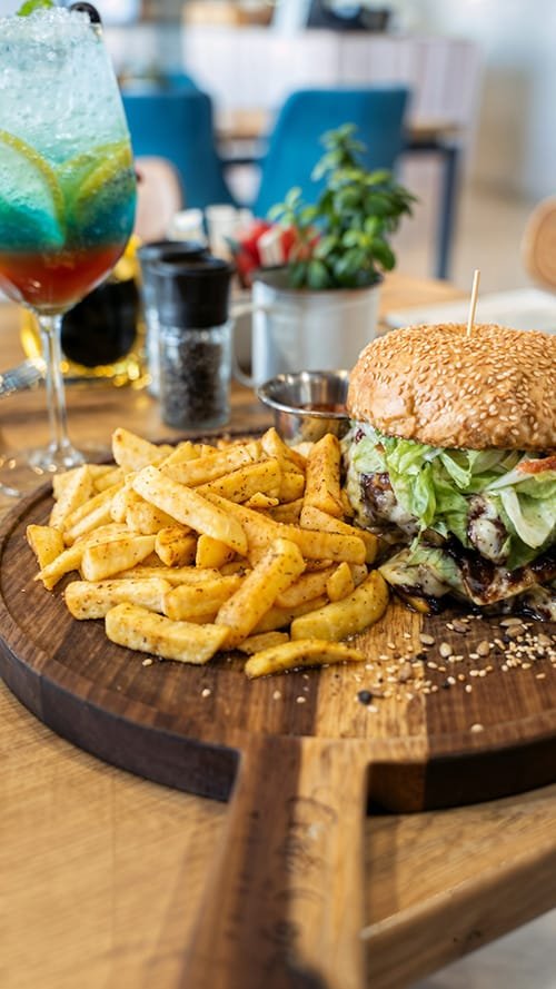 Signature Burger & Fries