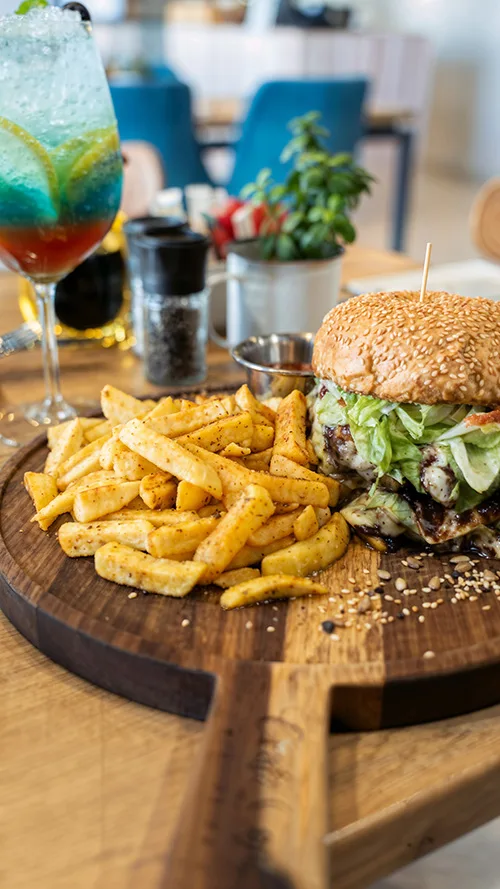 Signature Burger & Fries